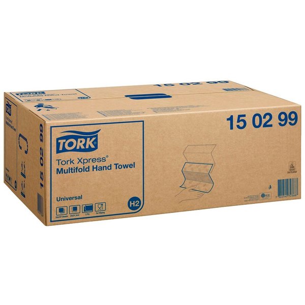 TORK Papierhandtücher 150299 Xpress® H2 Universal Interfold-Falzung 2-lagig 4.740 Tücher