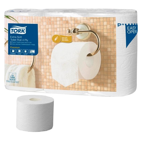 TORK Toilettenpapier T4 Premium Extra Soft 4-lagig  42 Rollen