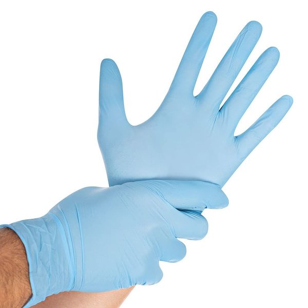 HYGOSTAR unisex Einmalhandschuhe SAFE LIGHT blau 100 St. / Größe S