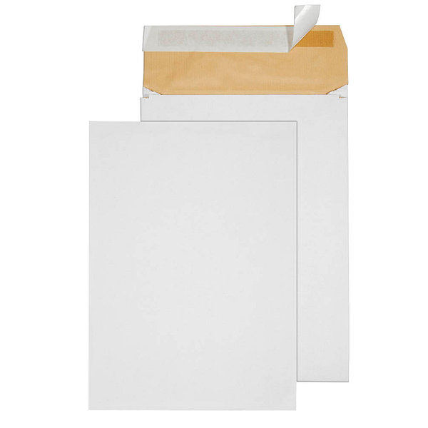 100 MAILmedia Polstertaschen K-Pack® weiß für DIN B4