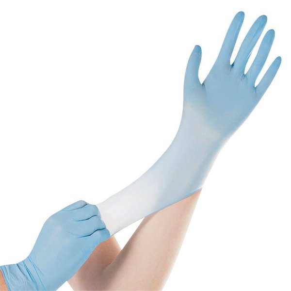 HYGOSTAR unisex Einmalhandschuhe SAFE SUPER STRETCH blau Größe S 100 St.